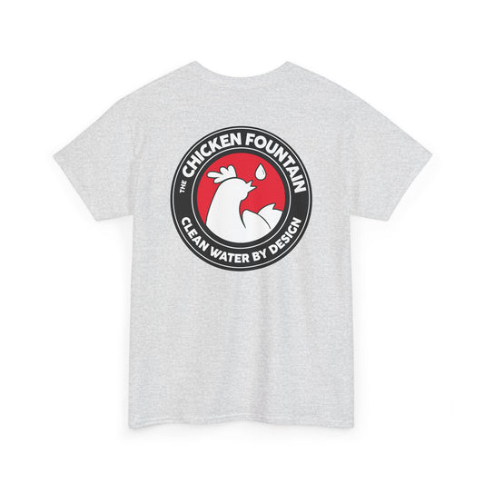 The Chicken Fountain® Black Badge Logo Tee