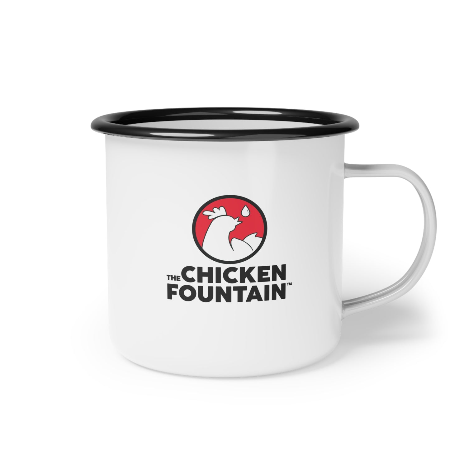 The Chicken Fountain® Campfire Enamel Mug