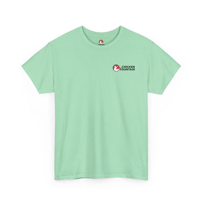 The Chicken Fountain® Back Badge Logo Tee