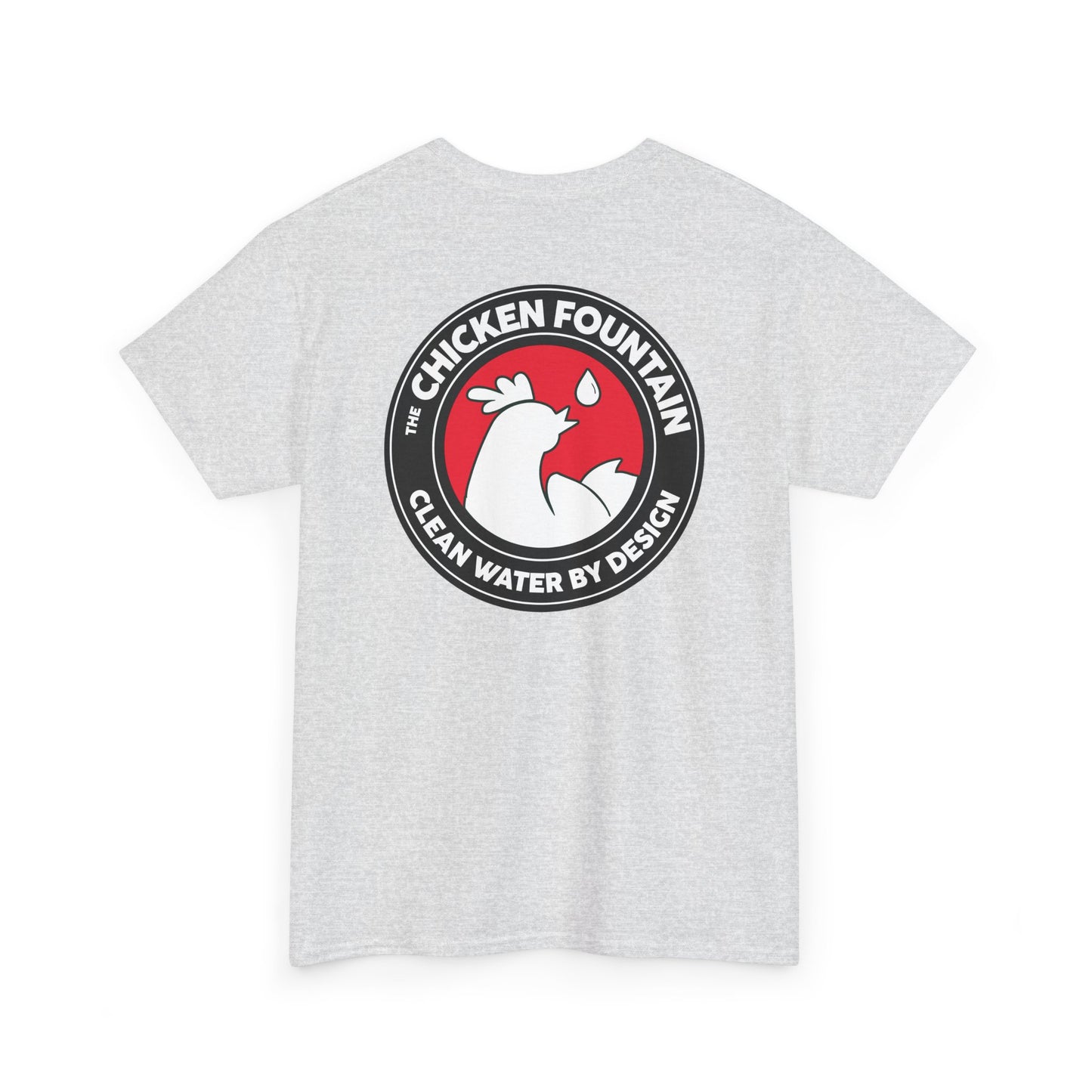 The Chicken Fountain® Back Badge Logo Tee