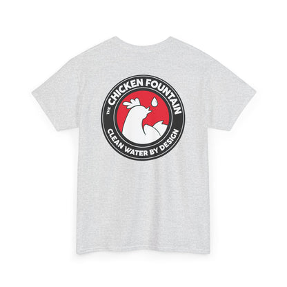 The Chicken Fountain® Back Badge Logo Tee