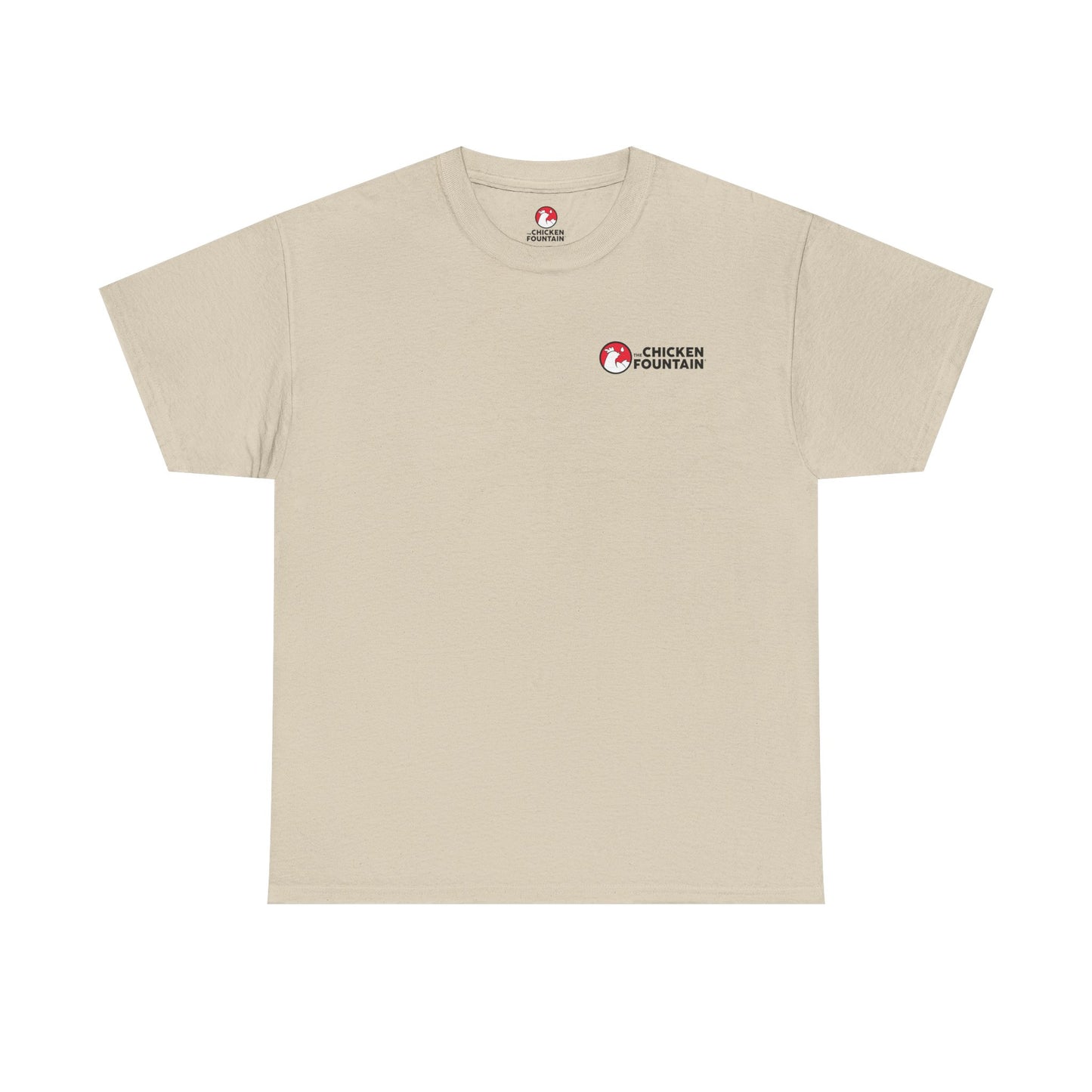 The Chicken Fountain® Back Badge Logo Tee
