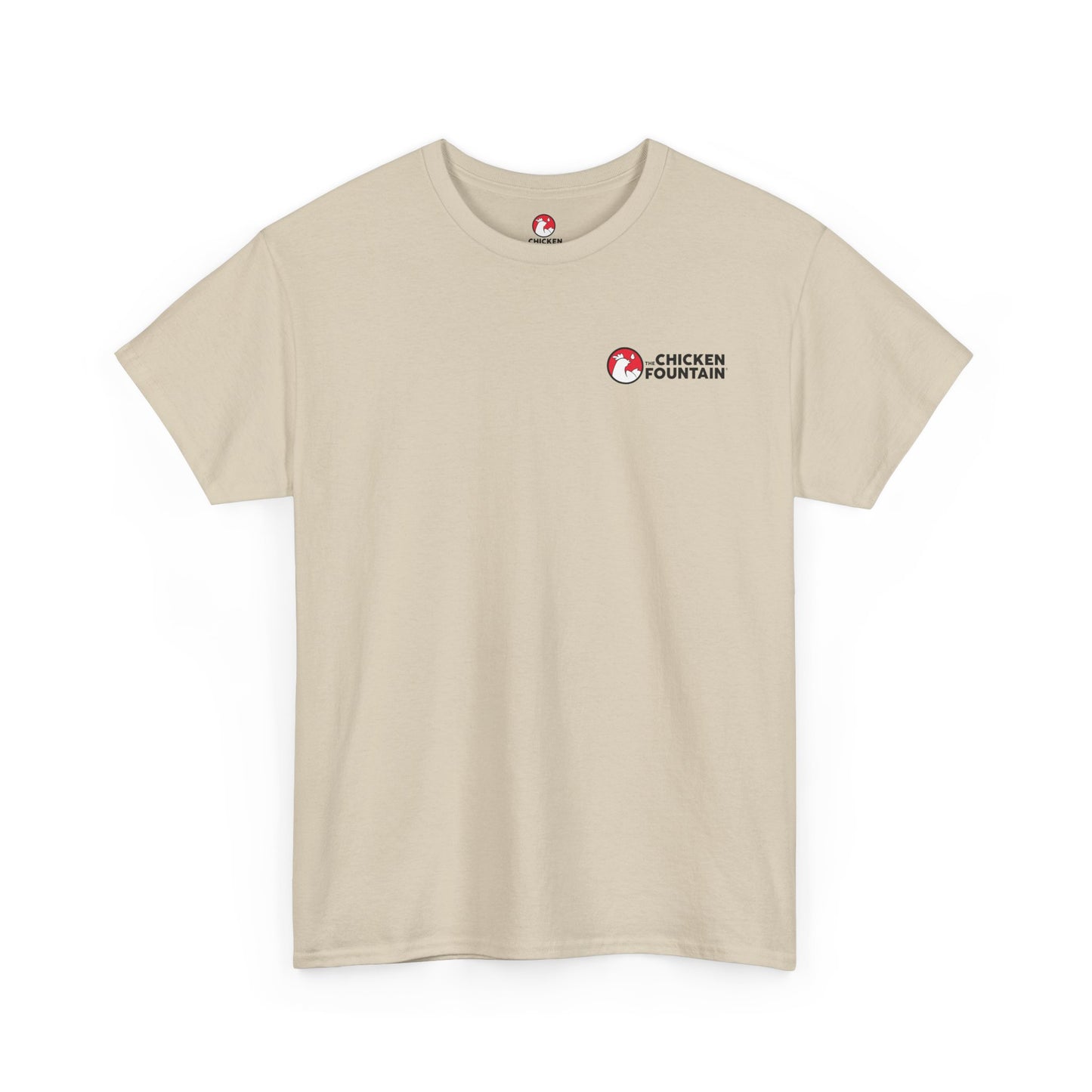 The Chicken Fountain® Back Badge Logo Tee