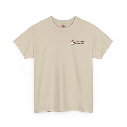 The Chicken Fountain® Back Badge Logo Tee