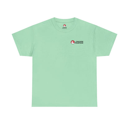 The Chicken Fountain® Back Badge Logo Tee