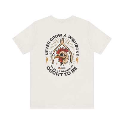 Never Grow A Wishbone Light Tee