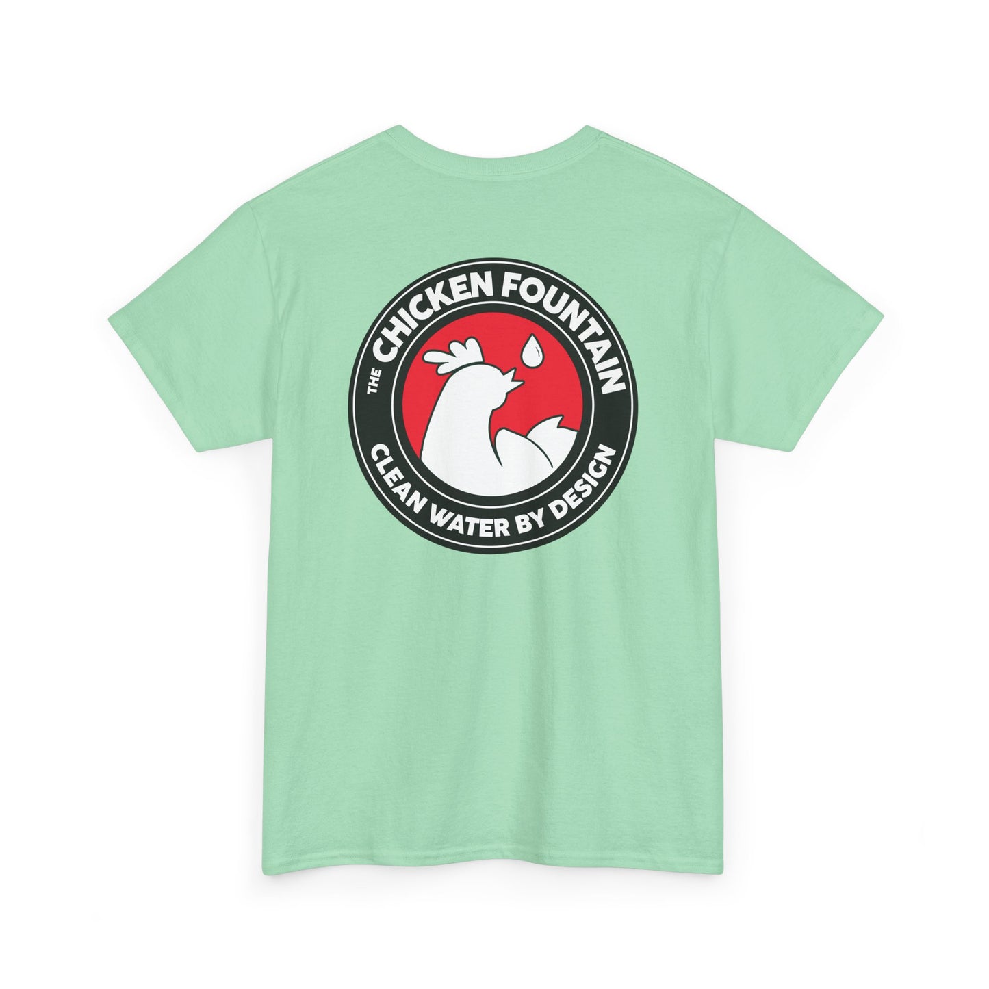 The Chicken Fountain® Back Badge Logo Tee