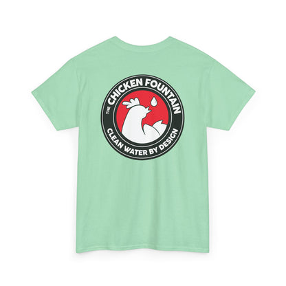 The Chicken Fountain® Back Badge Logo Tee