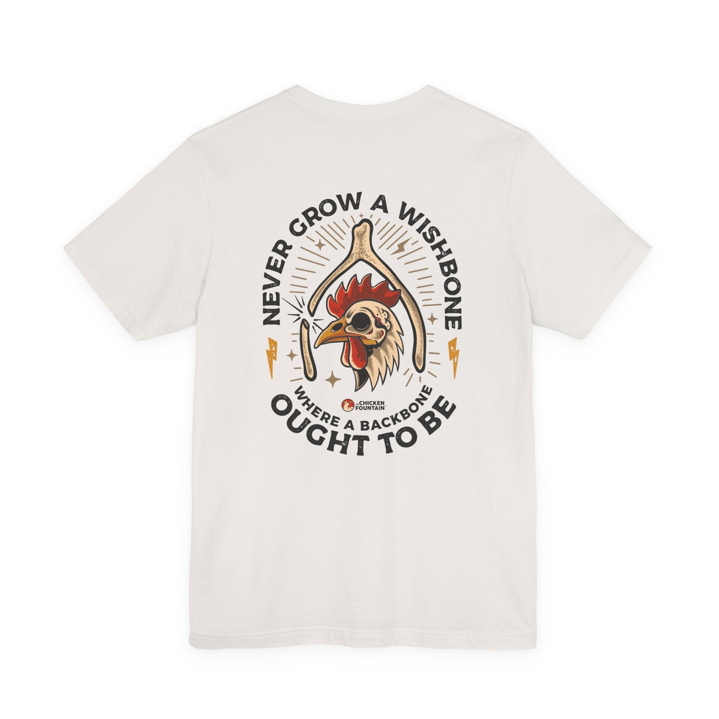 Never Grow A Wishbone Light Tee