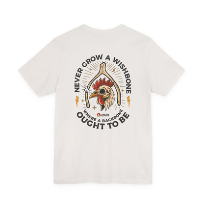 Never Grow A Wishbone Light Tee