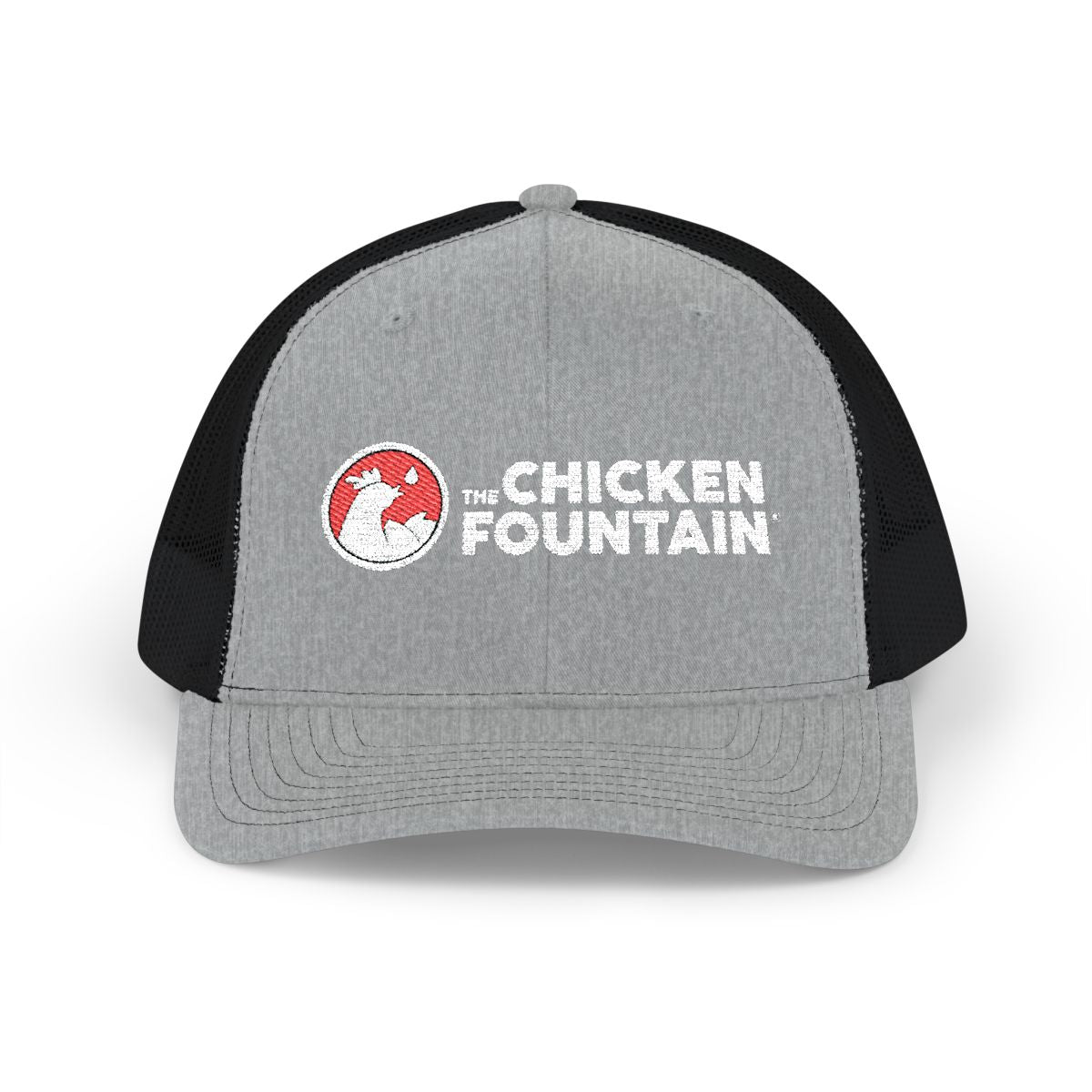 The Chicken Fountain® Embroidered Trucker Hat